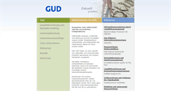 Desktop Screenshot of gud-mbh.de